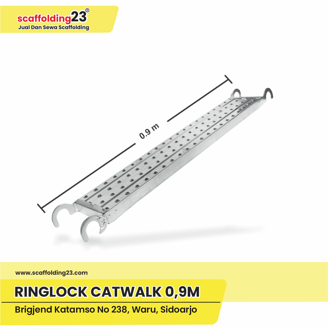 Struktur scaffolding tubular menggunakan pipa baja untuk proyek konstruksi fleksibel