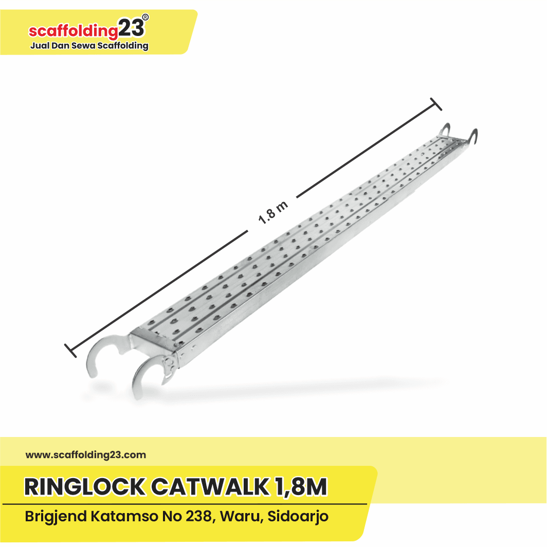 Main frame scaffolding di Surabaya untuk proyek bangunan bertingkat – kuat, stabil, dan mudah dipasang.