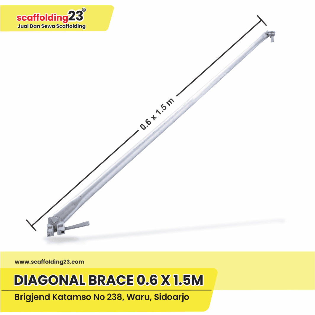 Struktur scaffolding tubular menggunakan pipa baja untuk proyek konstruksi fleksibel