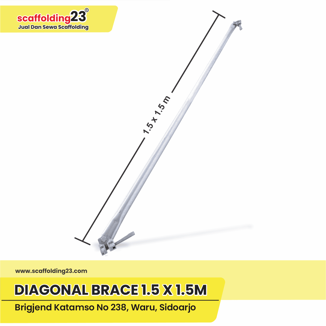 Main frame scaffolding di Surabaya untuk proyek bangunan bertingkat – kuat, stabil, dan mudah dipasang.