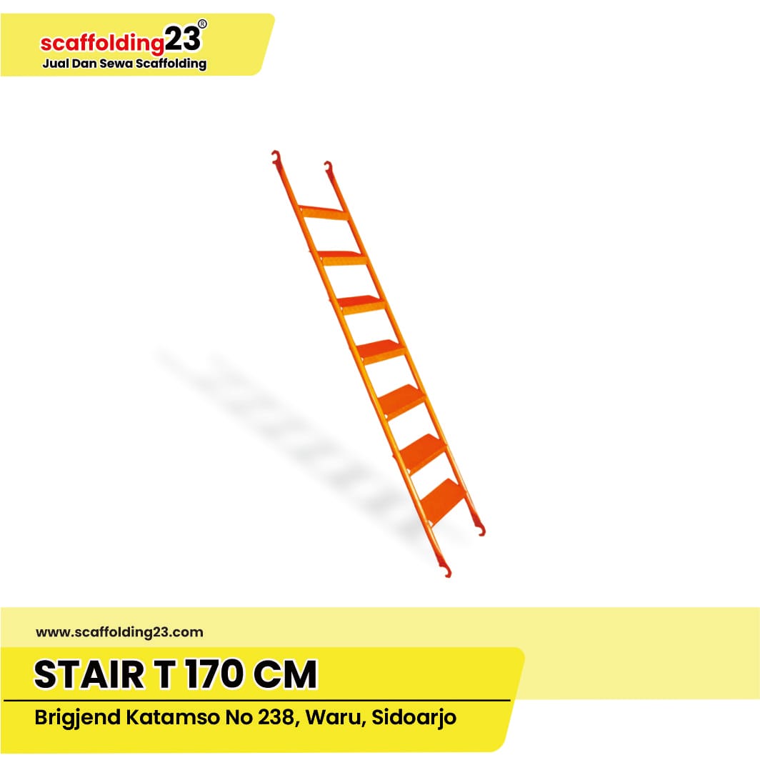 Tangga scaffolding di Surabaya untuk proyek bangunan bertingkat – kuat, stabil, dan mudah dipasang.