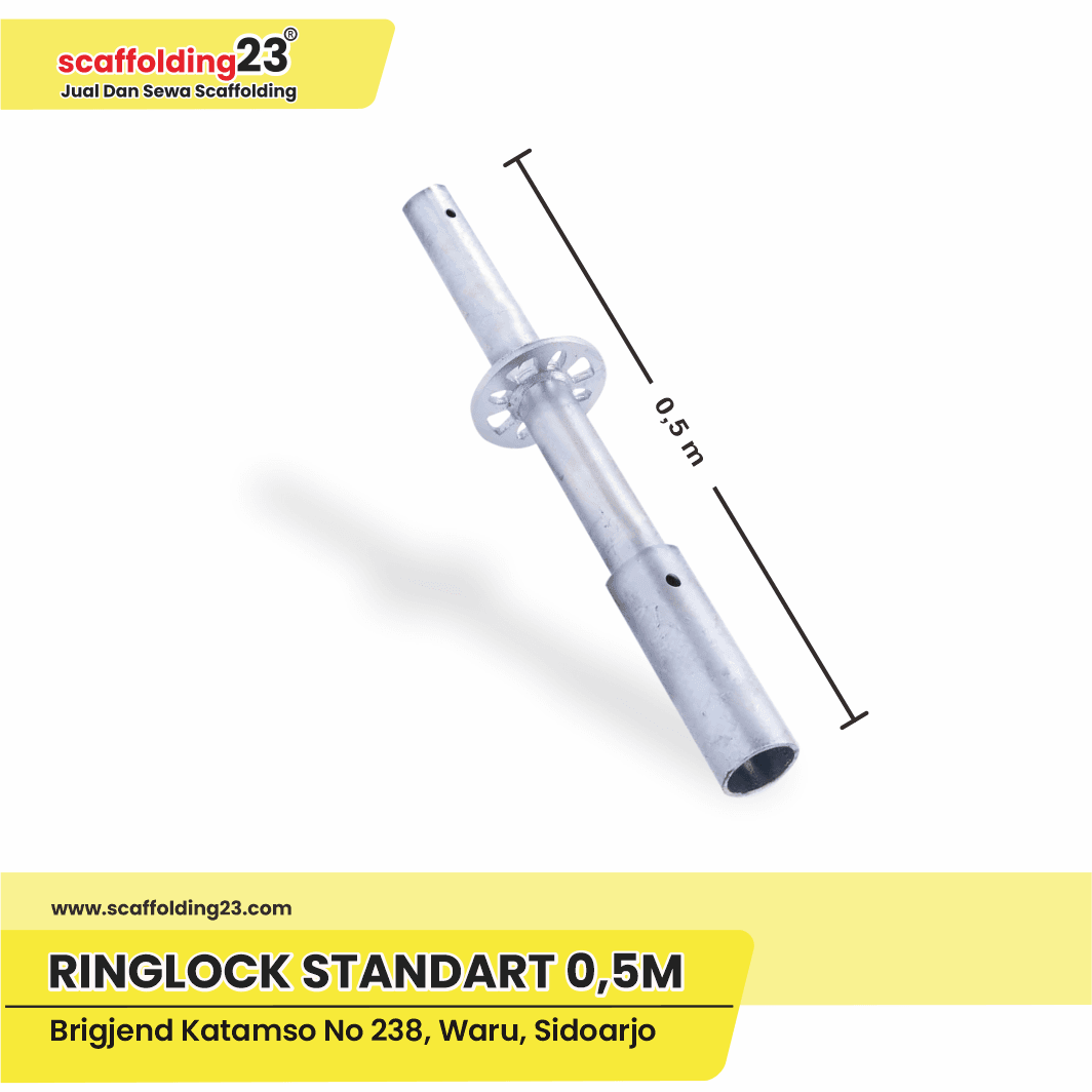 Wing nut scaffolding untuk penguncian tie rod pada sistem bekisting