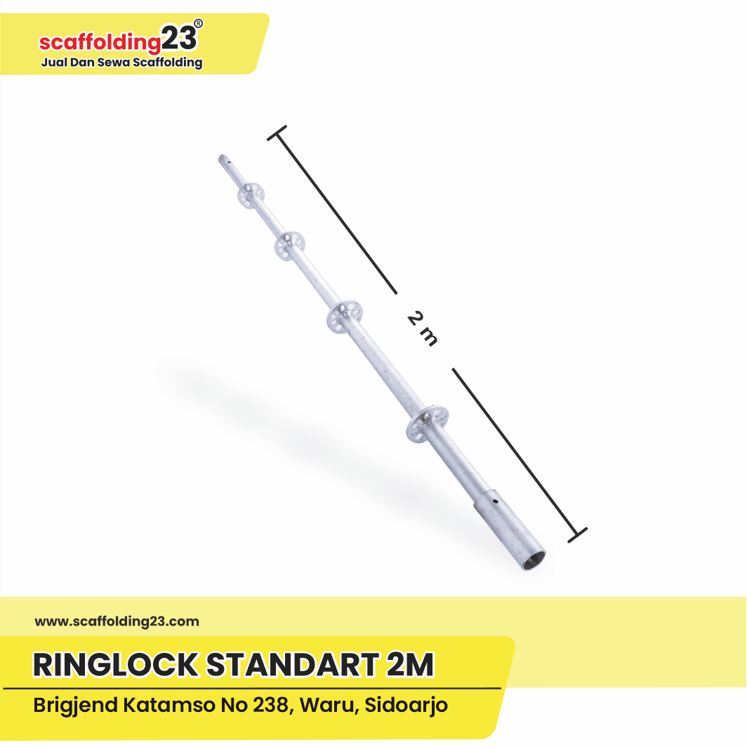 Main frame scaffolding di Surabaya untuk proyek bangunan bertingkat – kuat, stabil, dan mudah dipasang.