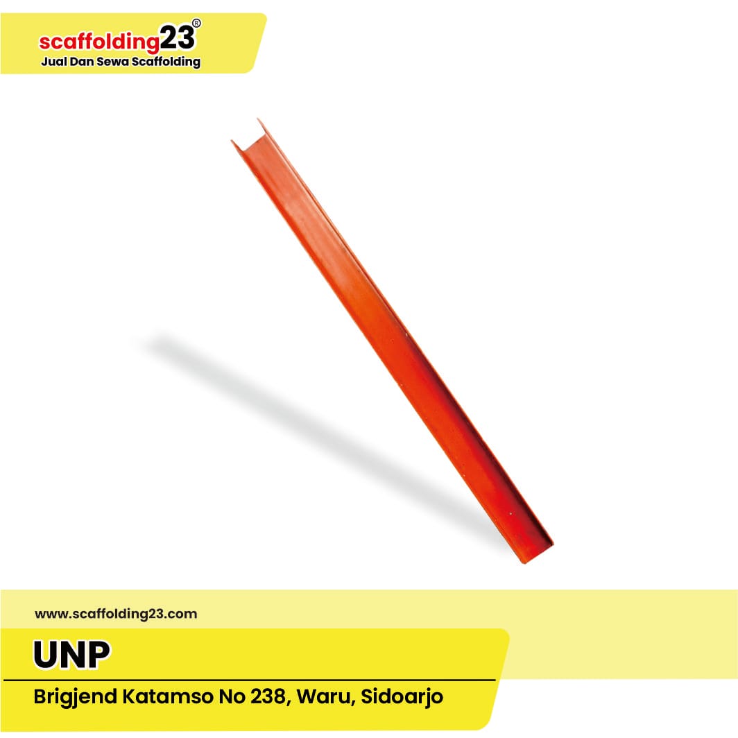 Profil UNP baja untuk struktur penyangga dan rangka konstruksi