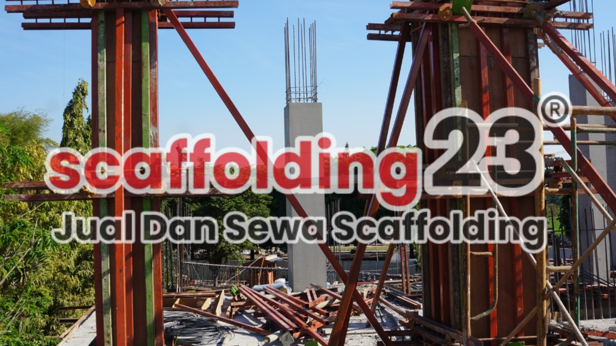 sewa scaffolding cor dak penopang bekisting